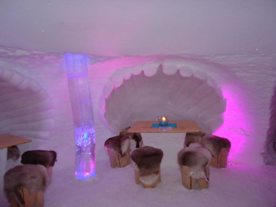 Essecken im Restaurant Hotel IgluLodge