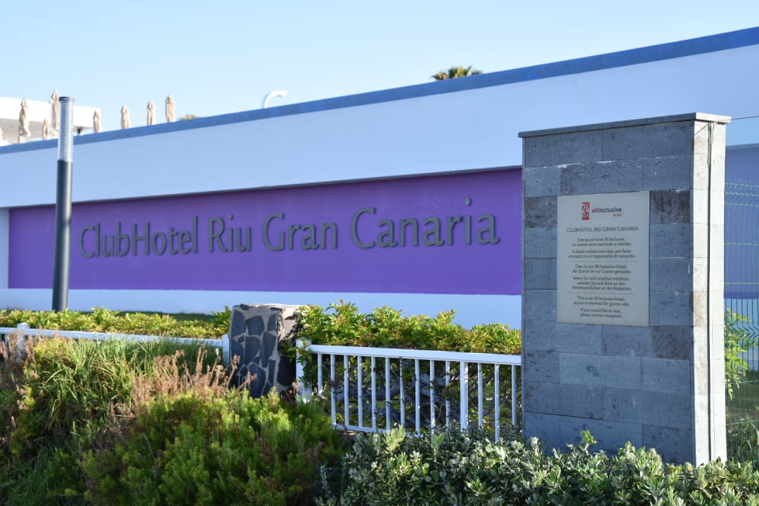 Von Strandpromenade (keine Autos hier) Hotel Riu Gran Canaria