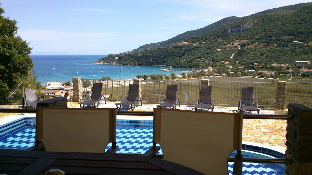 Von der Terrasse Villa Tireda