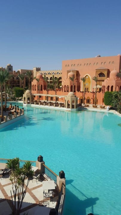 Blick vom Hotelflur Makadi Palace