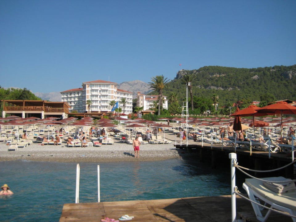 Blick zum Strand Akka Alinda Hotel