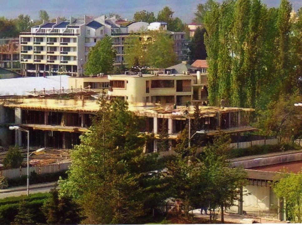 Blick vom Balkon Hotel Hrizantema