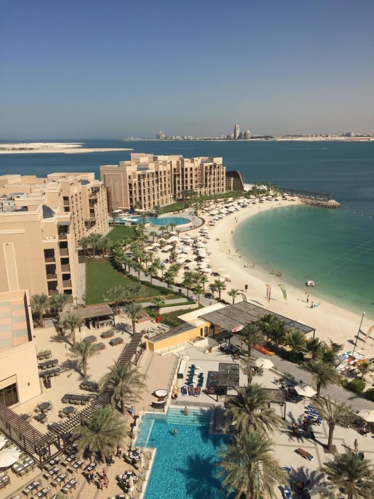 Aussicht vom 9. Stock DoubleTree by Hilton Resort & Spa Marjan Island