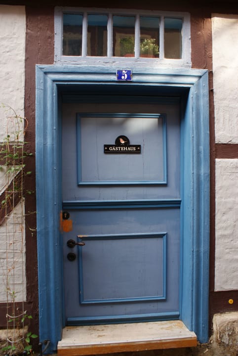 Außenansicht Fachwerkhotel Vorhof zur Hölle