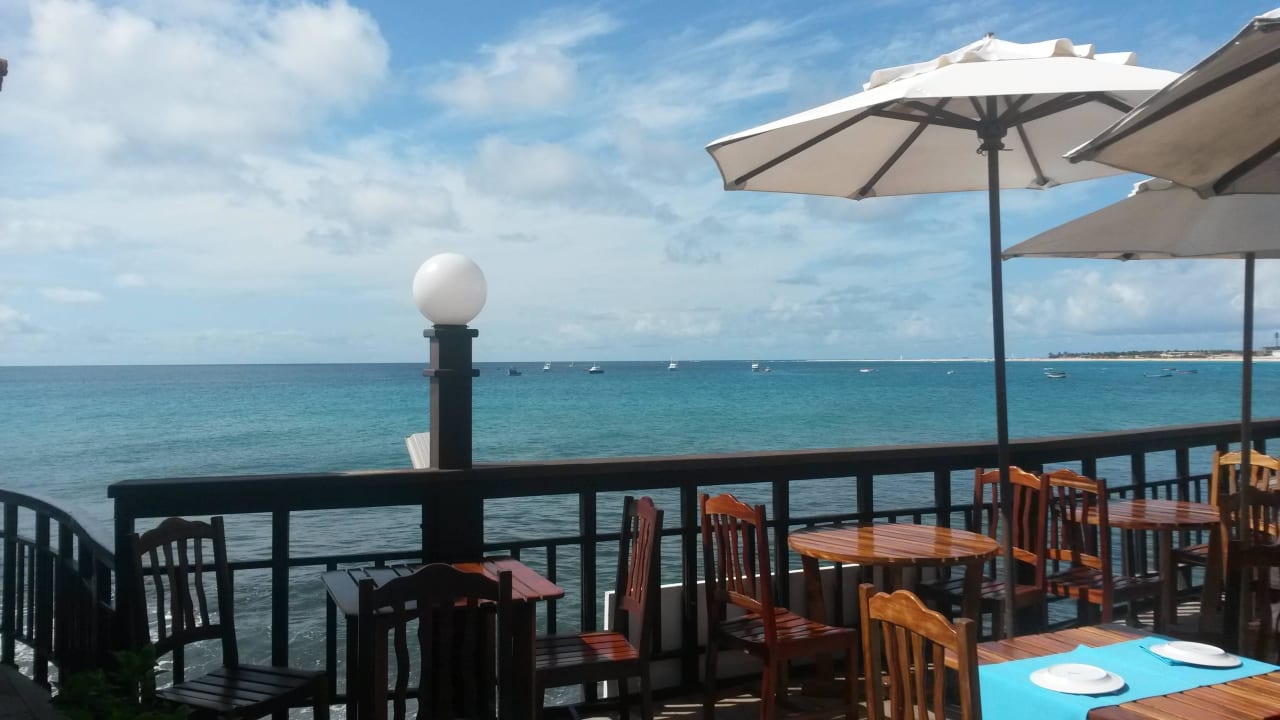 Terrasse des Restaurants Odjo d'Água