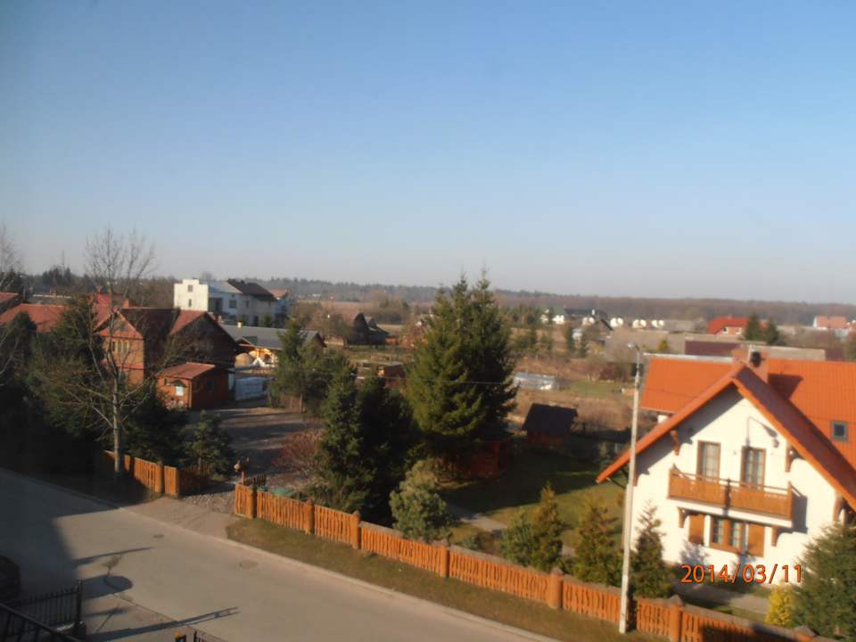 Widok z hotelowego pokoju Hotel Żubrówka Białowieża