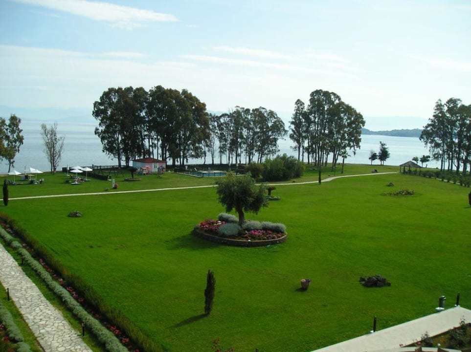 View from our balcony Kerkyra Blue Hotel N' Spa