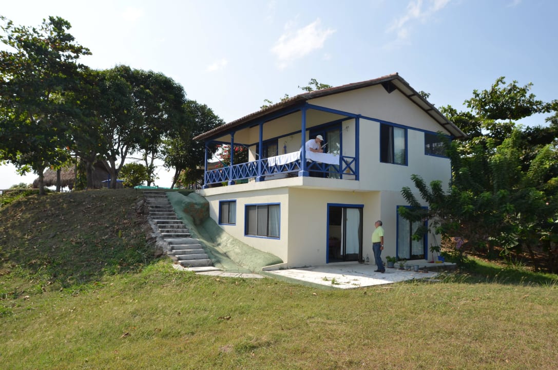 Blick zu unserer Unterkunft Aite Hotel