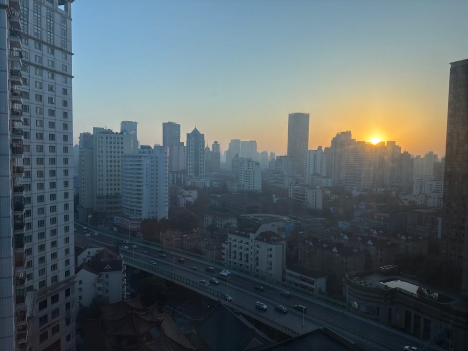 Ausblick Hilton Shanghai City Center
