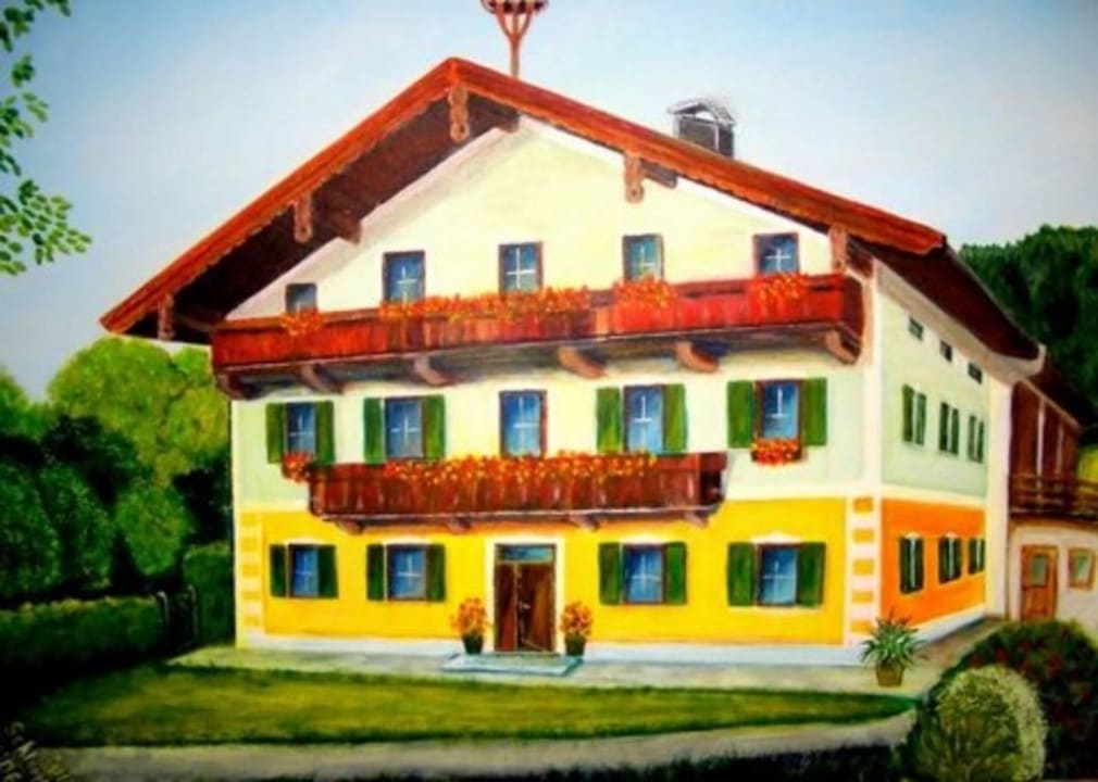 Bauernhausgemalt Bauernhof Angarterhof