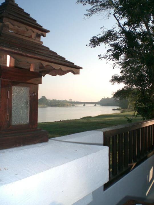 Blick vom Restaurant auf den Fluss The Legend Chiang Rai Boutique River Resort & Spa