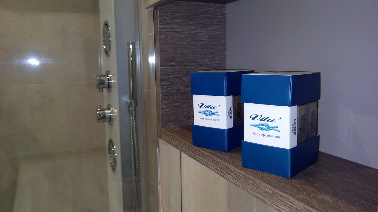 Dettaglio bagno Vilù Suite