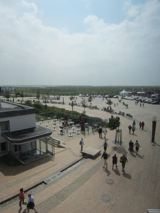 Ausblick aus Zimmer mit seitlichem Meerblick Strandgut Resort