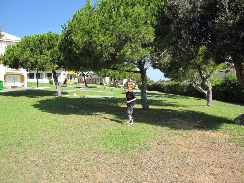 Minigolfanlage blau punta reina