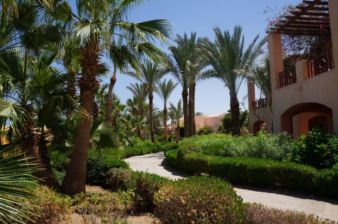 Sehr schöner Garten Jaz Makadi Oasis Resort