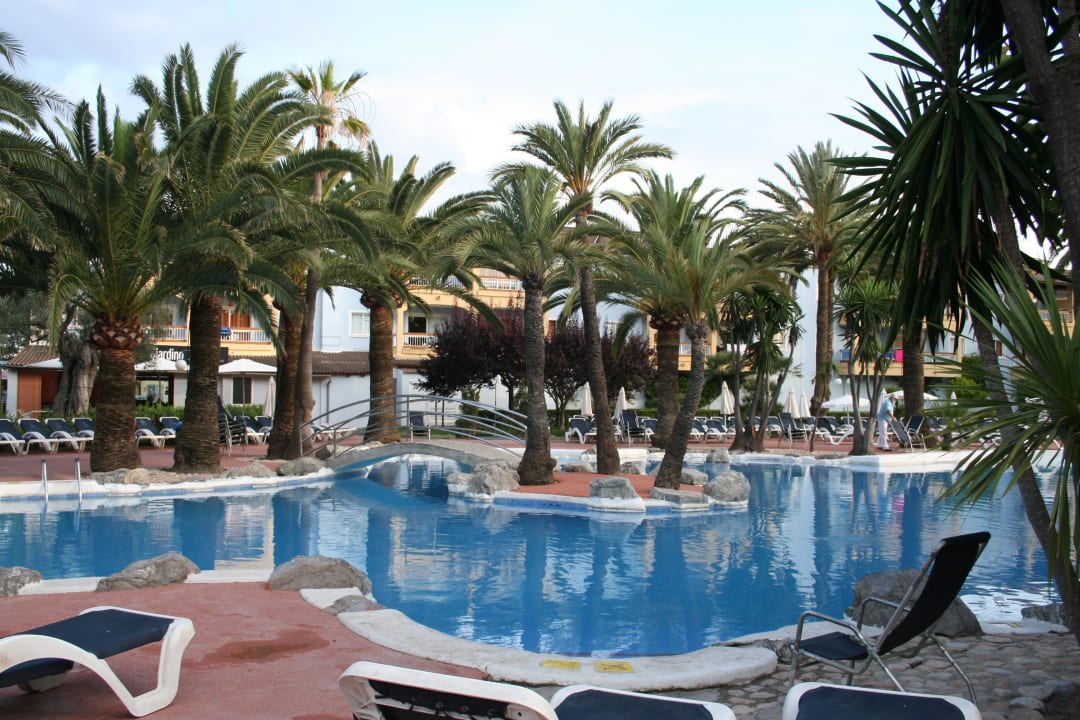 So ruhig war es nicht immer am Pool... Alcudia Garden Aparthotel