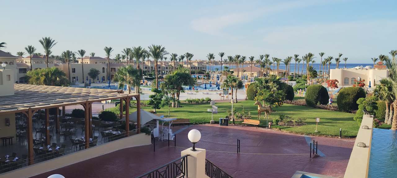 Ausblick Cleopatra Luxury Resort Makadi Bay