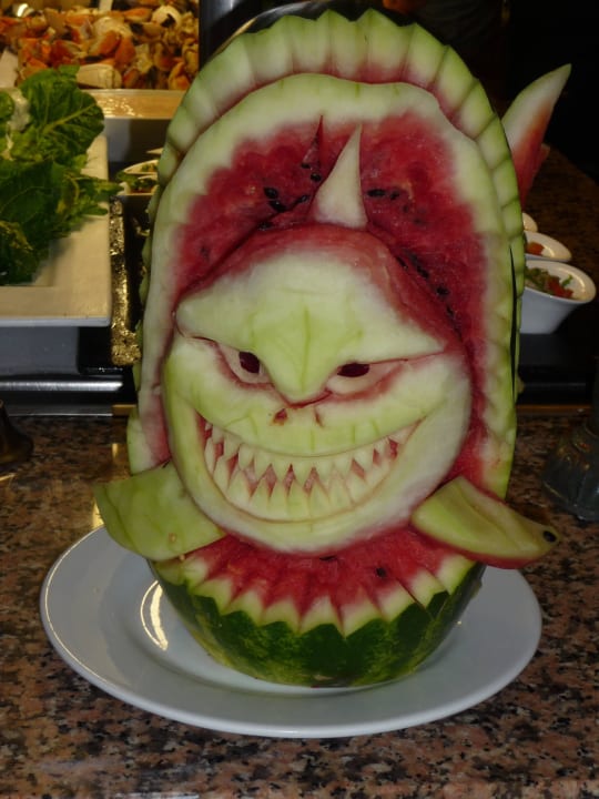 Obstschniterei Hotel Riu Tequila