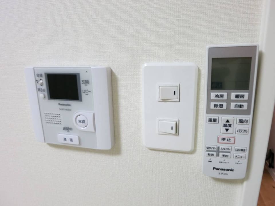 Klimaanlage und Türsprecheinrichtung White Terrace Tsuboya Guesthouse