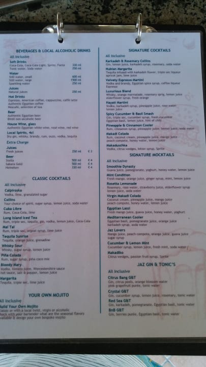 Gastro Hotel JAZ Makadi Star & Spa