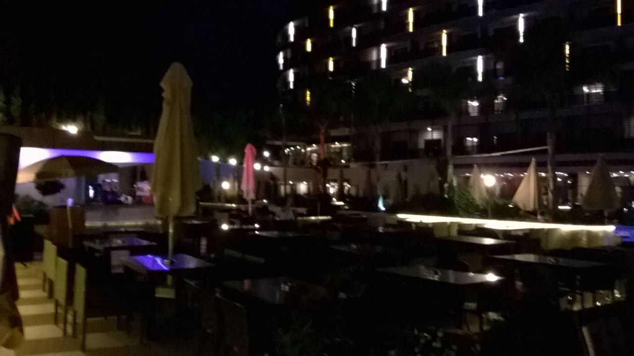 Oswietlenie hotelu w nocy Michell Hotel & Spa