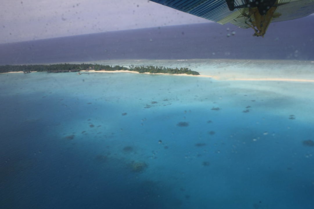 Kuramathi vom Wasserflugzeug aus Kuramathi Maldives