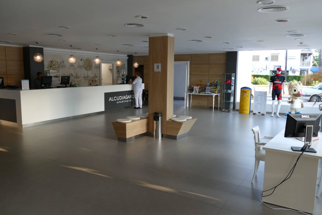 Der Empfang ...immer freundlich Alcudia Garden Aparthotel