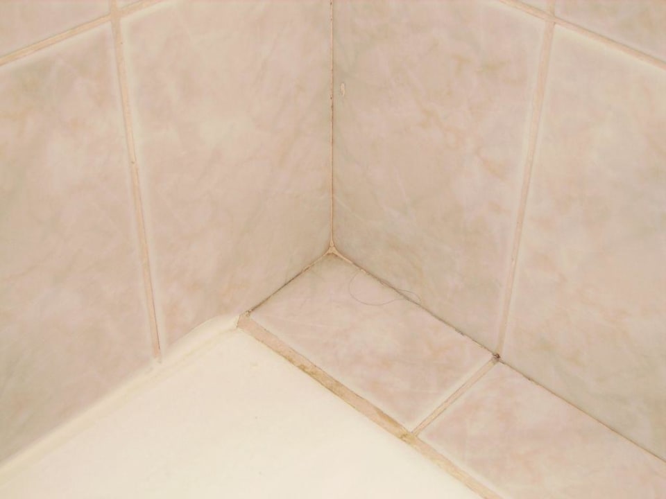 Schwarze Fugen im Bad mit Haar vom Vorbewohner Sunny Poreč by Valamar