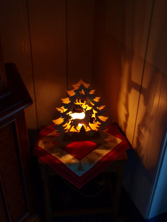 Im ganzen Haus wurde Weihnachtlich dekoriert, Sporthotel Göbel