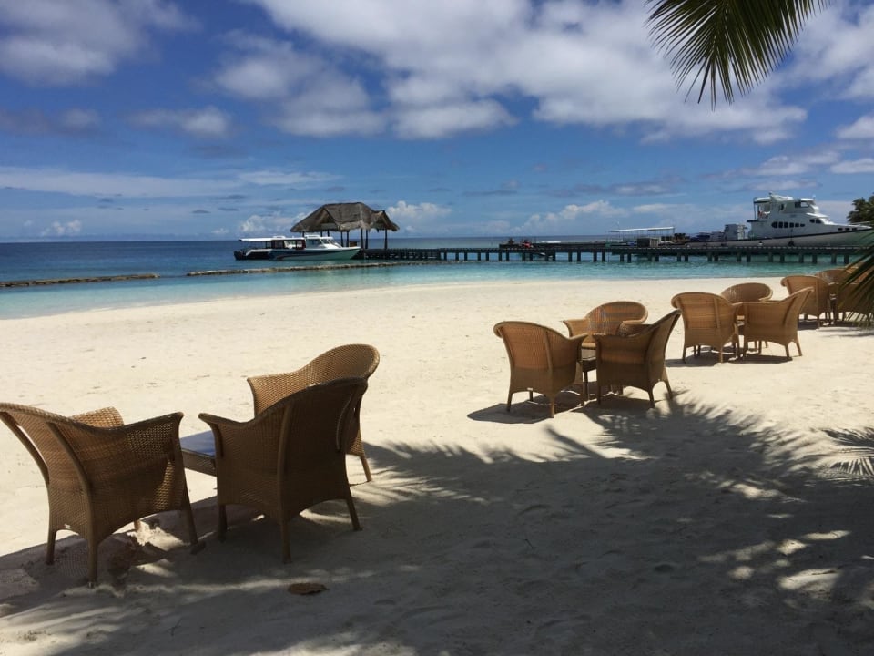 Bar Seite  Kuramathi Maldives