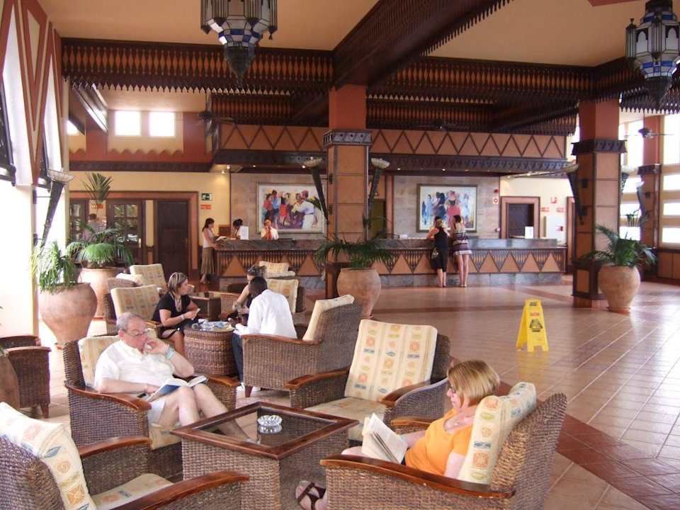 Blick auf die Rezeption Hotel Riu Funana