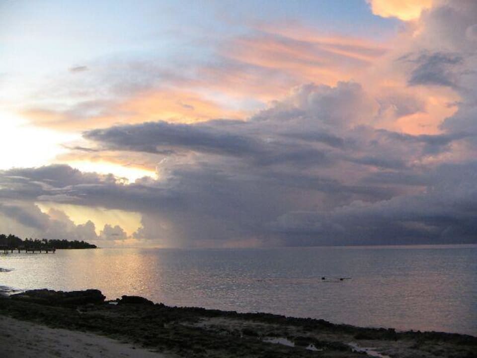 Sonnenuntergang Kuramathi Maldives