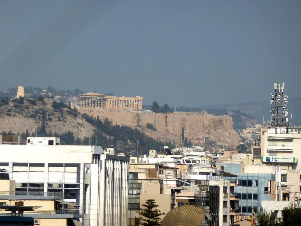 Blick vom Rooftop Athens Marriott Hotel