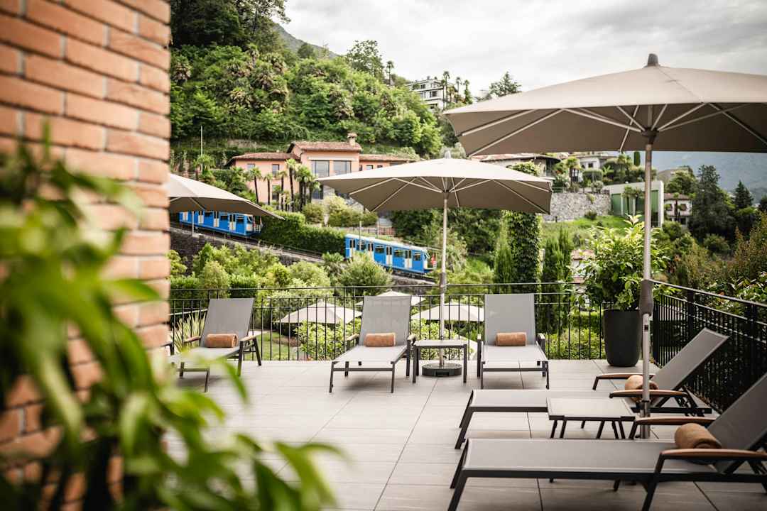 Gartenanlage Hotel Belvedere Locarno