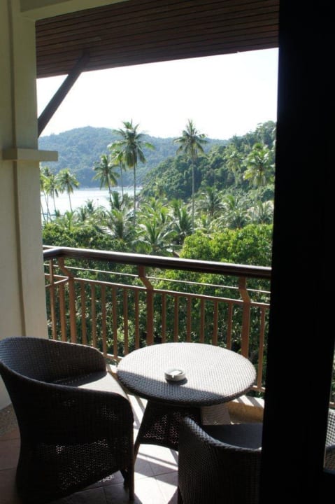 Dschungel und Meer vom Zimmer aus The Taaras Beach & Spa Resort
