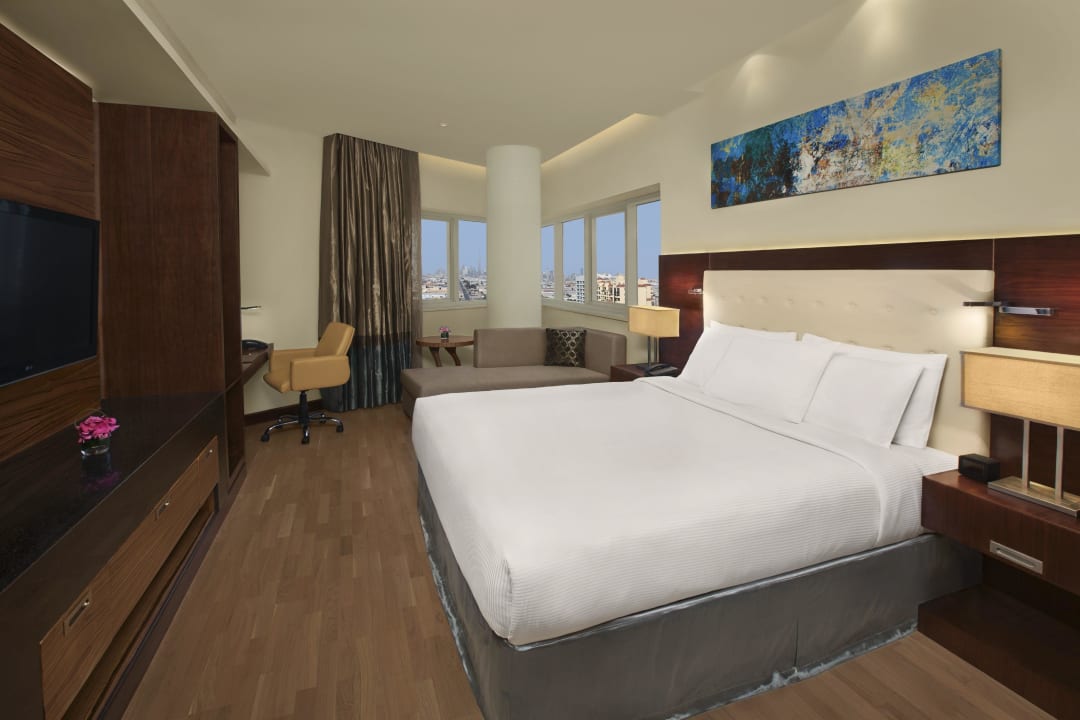 Two Bedroom Suite Master Bedroom DoubleTree by Hilton Hotel and Residences Al Barsha
