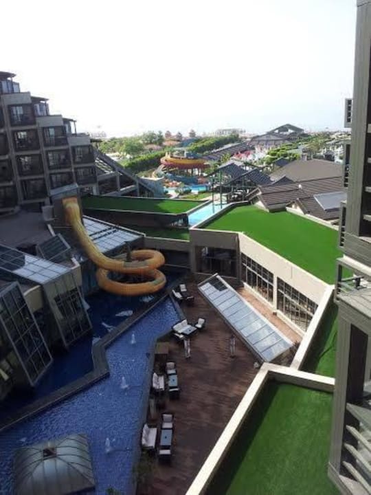 Uitzicht van uit de kamer Limak Lara Deluxe Hotel & Resort