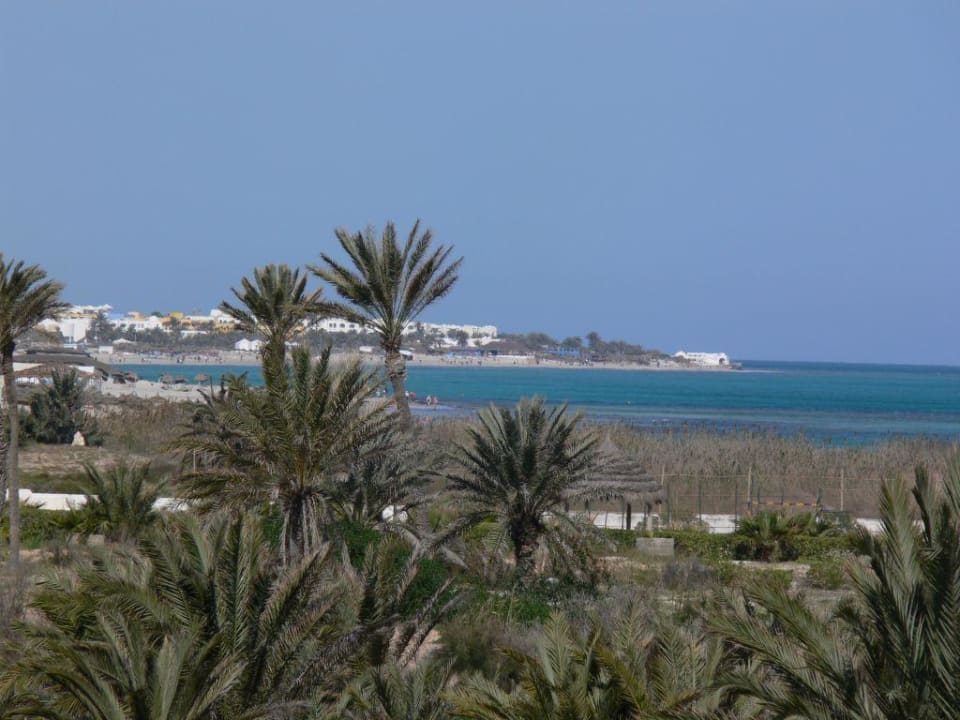 Blick vom Balkon Richtung Les Sirenes Iberostar Waves Mehari Djerba