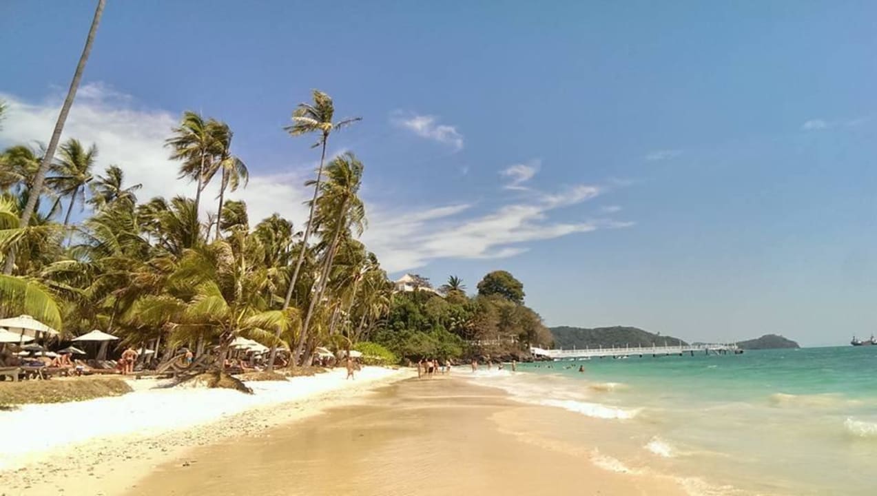 Strand eine Seite Cape Panwa Hotel