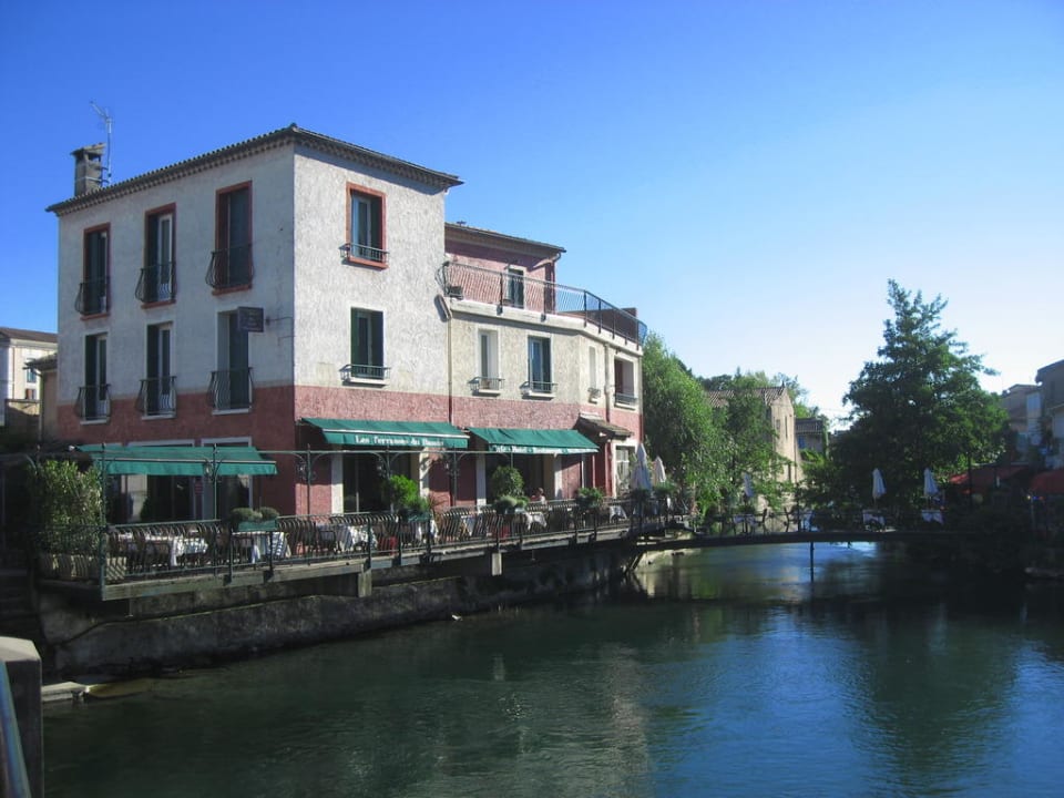 Hotel und Restaurantterrasse Hotel Les Terrasses du Bassin