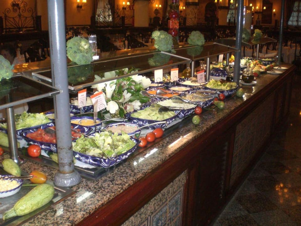 Das Abendbuffet Hotel Riu Tequila