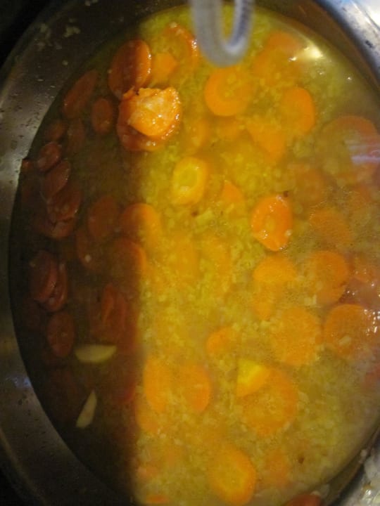 Möhrengemüse im "Schwimmbad" Hotel Mercure Hurghada