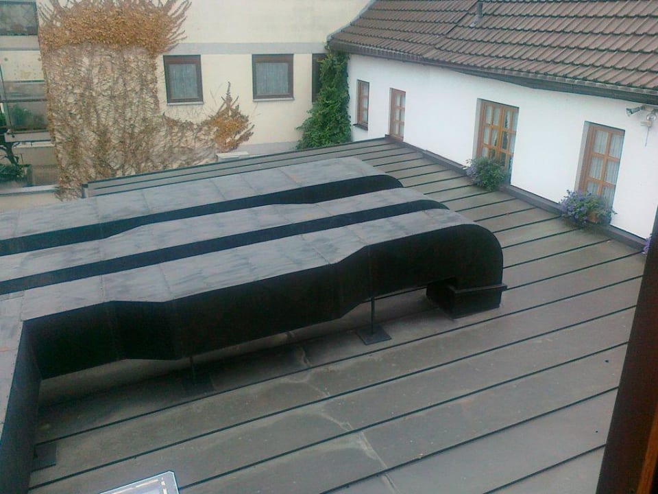 Aussicht aus dem Mini-Zimmer Gasthaus Zur Krone