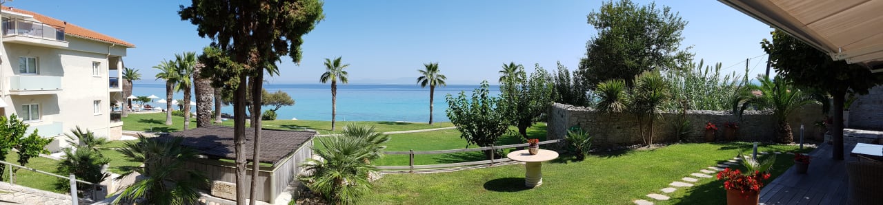 Gartenanlage Afitis Boutique Hotel