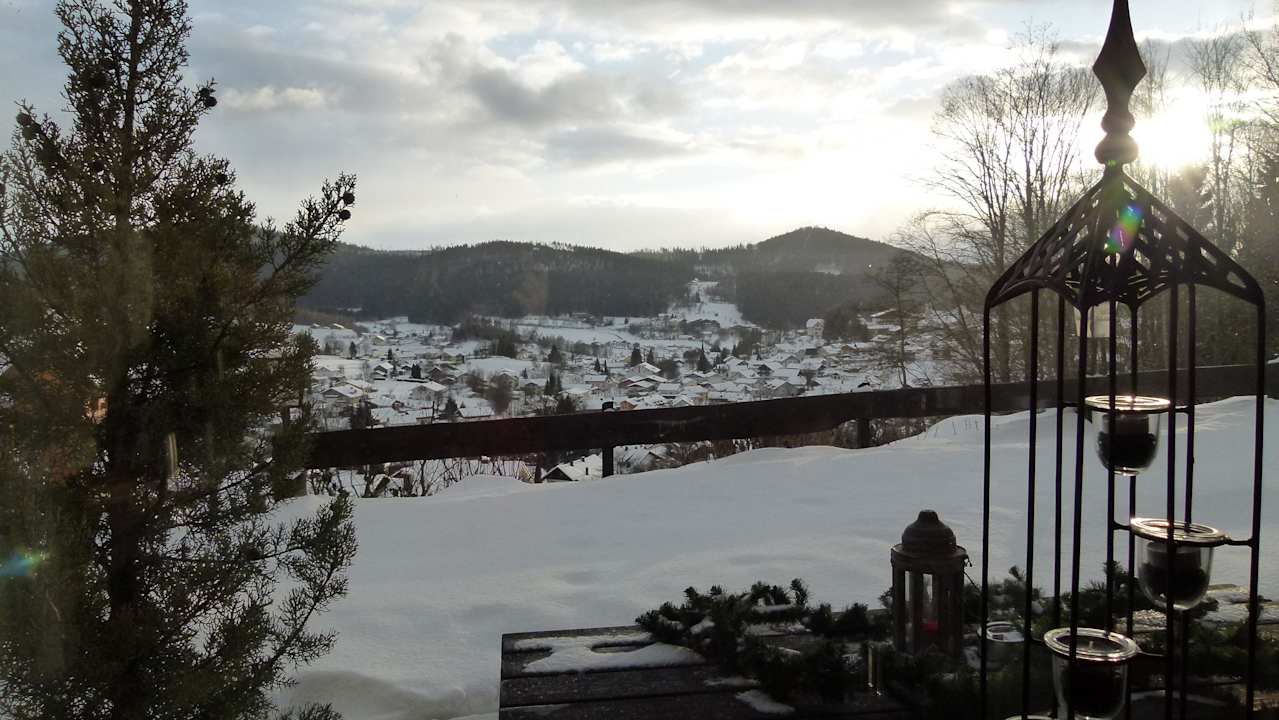 Blick aus dem "Wohnzimmer" Montara Suites Bodenmais