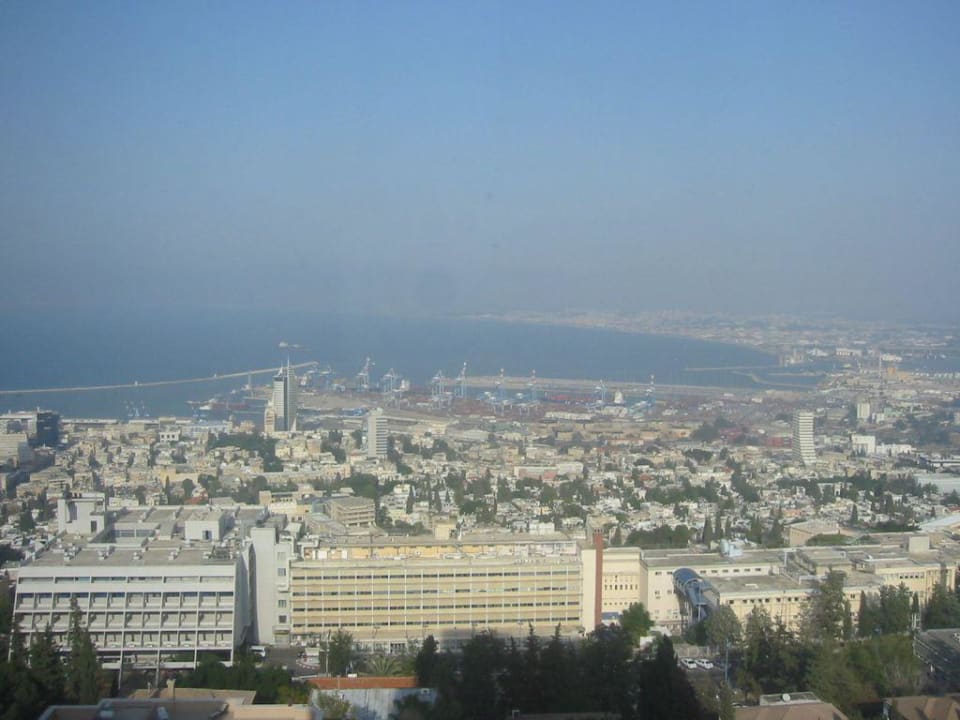 Ausblick vom Crowne Plaza Haifa Frühstücksraum Hotel Crowne Plaza Haifa