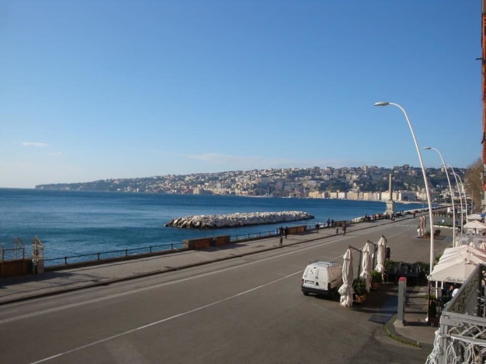 Aussicht vom Balkon Hotel Partenope Relais