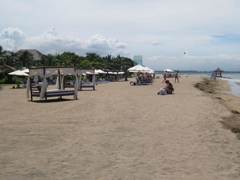 Kurz nach Fluthöchststand Hotel Grand Mirage Resort & Thalasso Bali