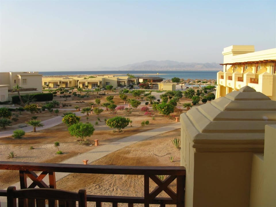 Blick vom Zimmer auf die Anlage Hotel Sheraton Soma Bay Resort