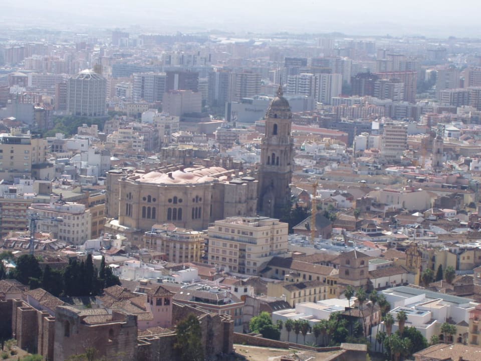 Ausblick Hotel Parador de Malaga Gibralfaro